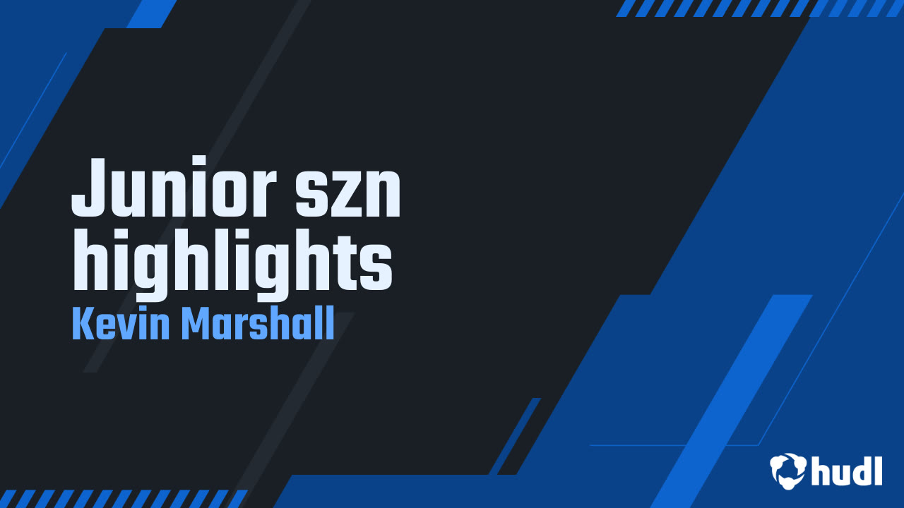 Kevin Marshall Junior Season Highlights