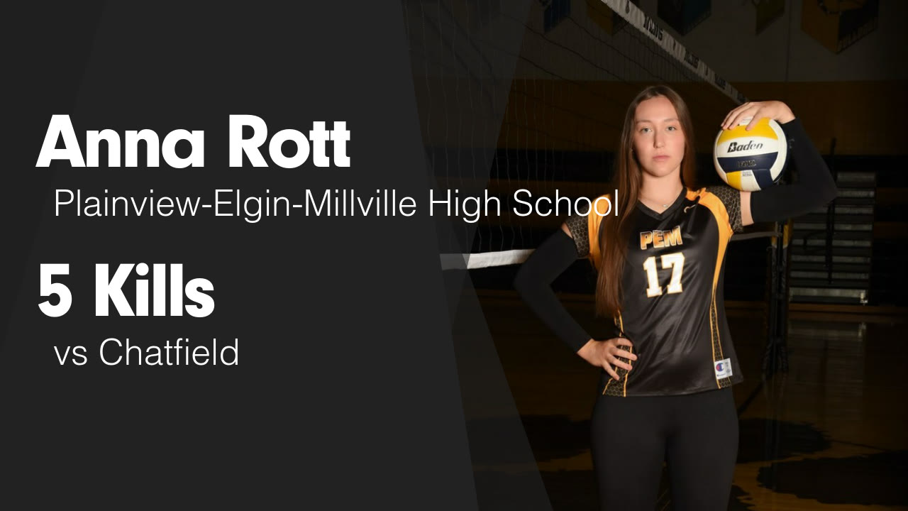 5 Kills vs Chatfield - Anna Rott highlights - Hudl