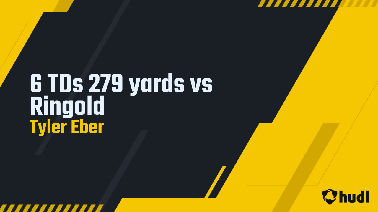 Edwin Ringold 6 TDs 279 yards vs Ringold - Tyler Eber highlights - Hudl