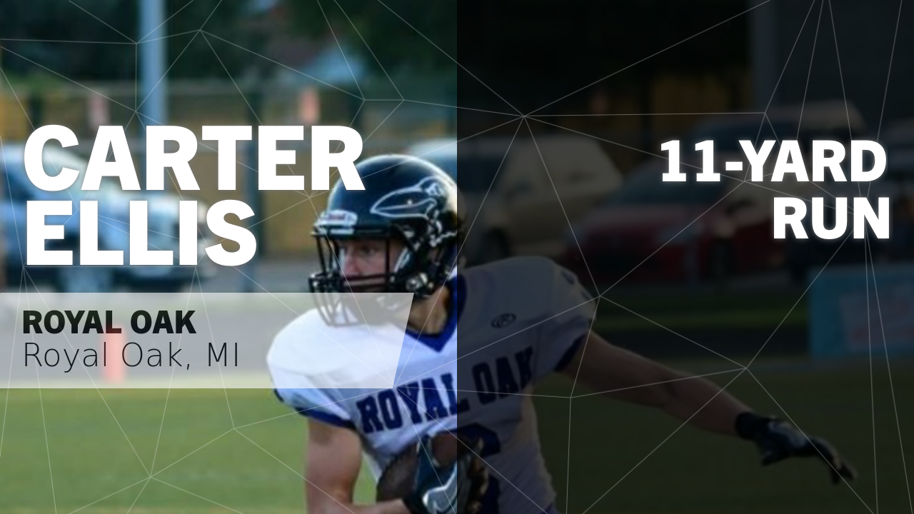 11yard Run vs Bloomfield Hills Carter Ellis highlights Hudl