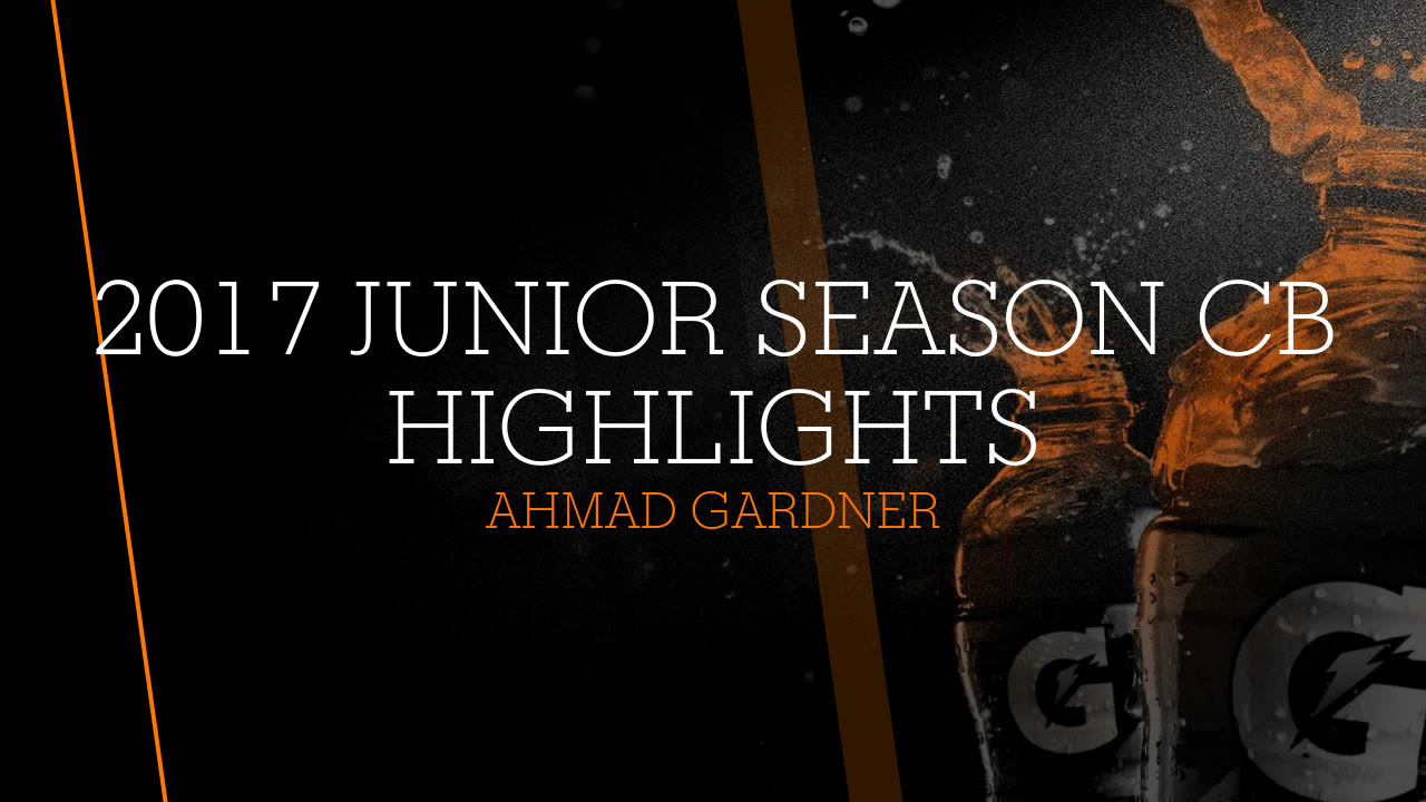2017 Junior Season CB Highlights Sauce Gardner highlights Hudl